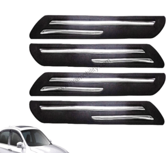 Bumper Guard/Bumper Protector For Hyundai Xcent (Set Of 4 Pcs)